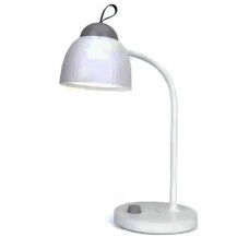 Adjustable LED Desk Lamp Rechargeable Portable Table Light with Flexible Gooseneck, Rotary Switch, Carry Hook 20.1” Study & Reading Lamp for Bedroom, Office, Dorm